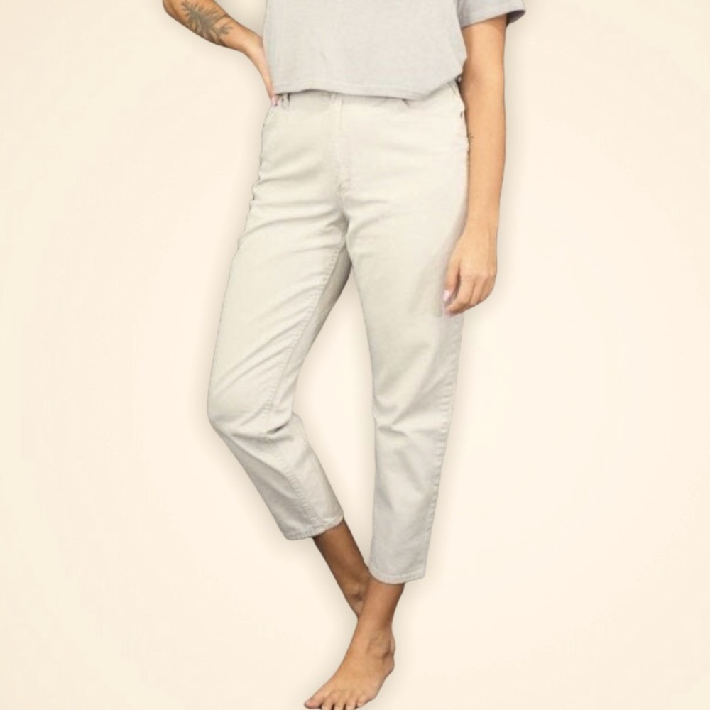 Vintage Lizwear Off White High Waisted Jeans